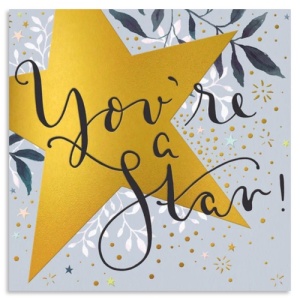 Luxury You're a Star Thank You Card